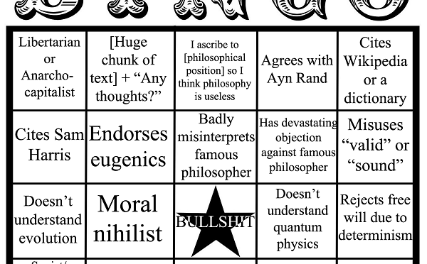 Philosophy Bingo – The Latest Innovation in Classroom Slacking