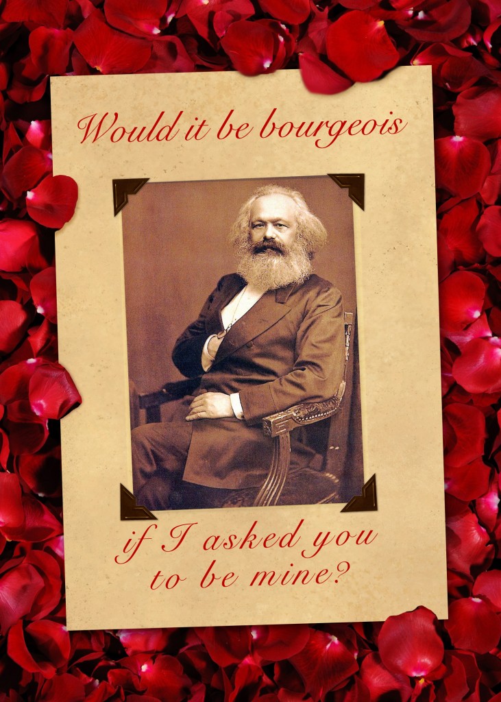 Karl Marx Valentine Card
