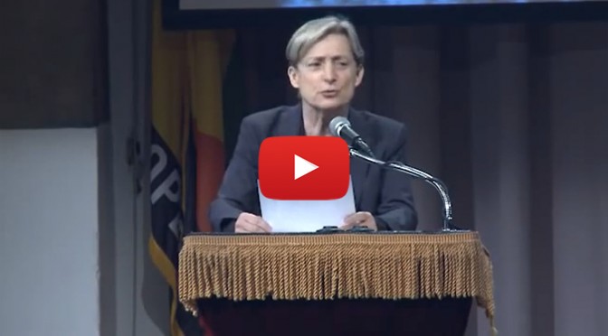 Watch Judith Butler on Rage and Grief