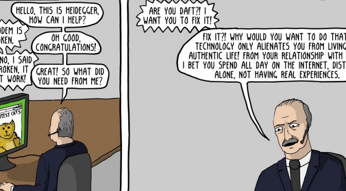 Philosophers Make the Worst Tech Support [Comic]