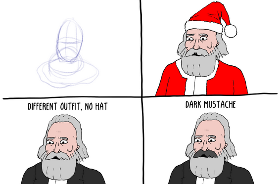 How to Draw Karl Marx in 4 Steps
