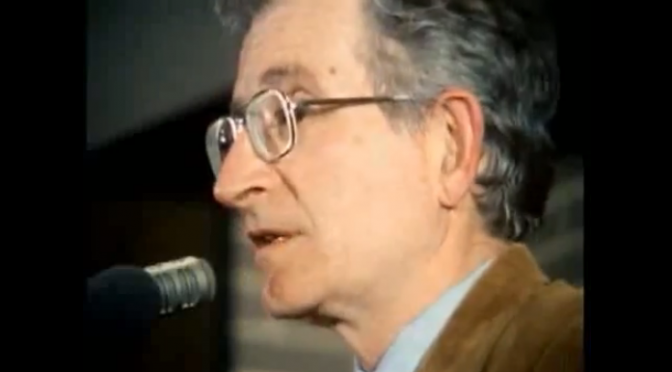 Watch ‘Manufacturing Consent: Noam Chomsky and the Media’ on YouTube