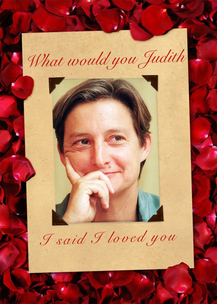 judith butler valentine card