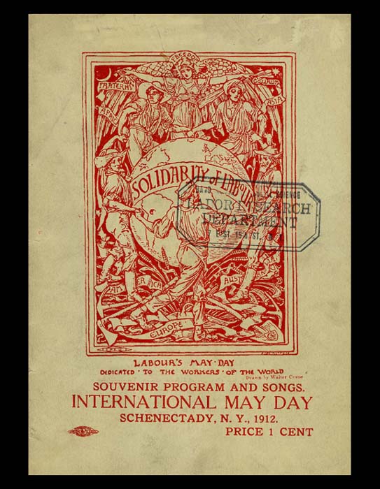 Source. This was the program from May Day events held in New York in 1912. 