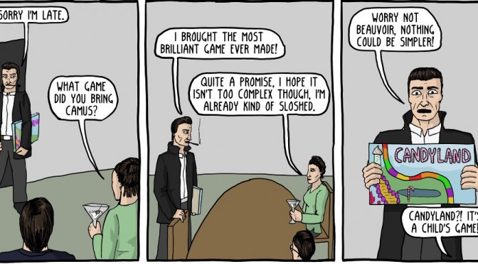 Camus Explained Perfectly with Candy Land [Comic]